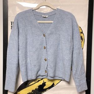 GAP baby blue cardigan